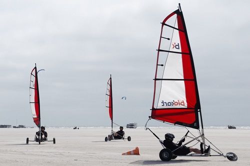 Blokart fahren auf Fanø
