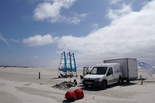 Blokart-Schule auf Fanø von Club Fanø