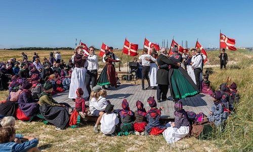 Fanniker beim Tanzen