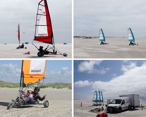 Blokart mit Kindern